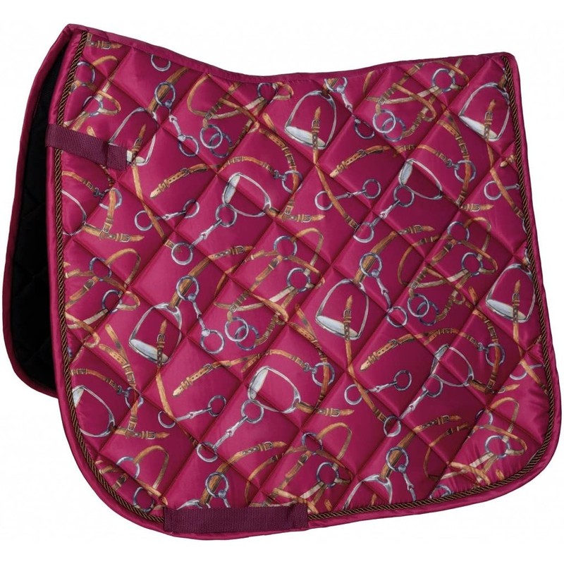 HKM Allure Saddle Cloth Orange Pony Dressage