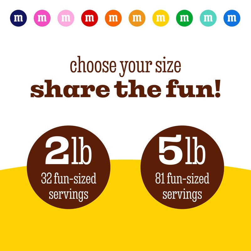 M&M’S WORLD Wedding Themed M&M'S Candy Bulk - 2 lbs