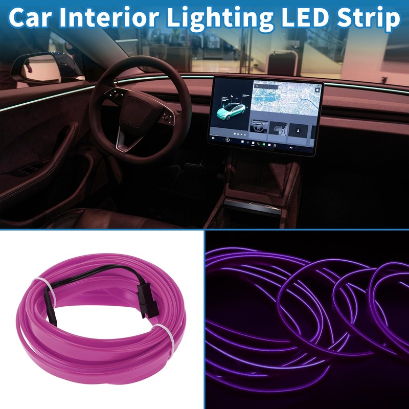 A ABSOPRO 4m EL Wire Cable LED Glow String Light