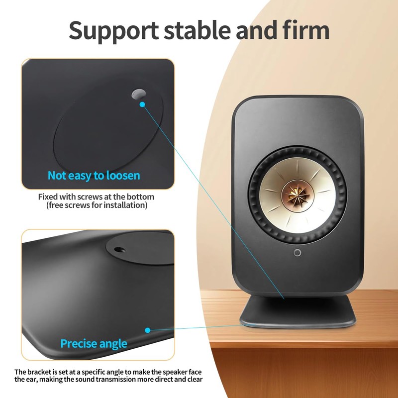 1pcs for Kef Speaker Stand Studio Speaker Desktop Holder Wedge
