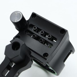Sarini 5 Pin Compound Bow Sight,Archery Bow Sight,Black Aluminum Alloy Outdoor Night Archery Quick-Adjust Sight,Magnification Bow Sight for Compound Bow Hunting Shooting
