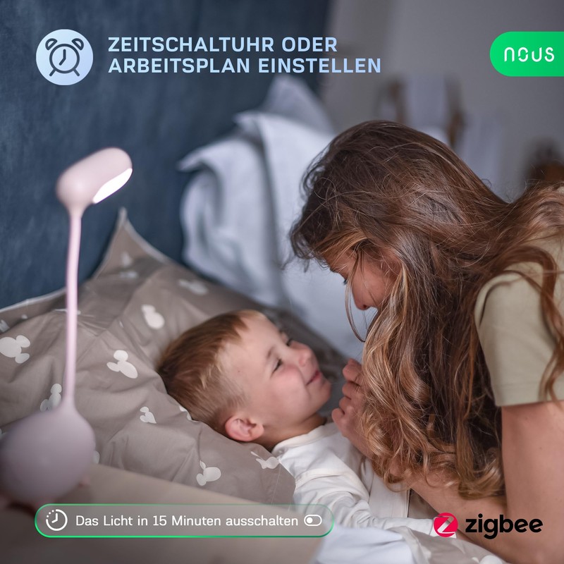 NOUS A7Z ZigBee Smart Socket with Energy Monitoring, 16A, App