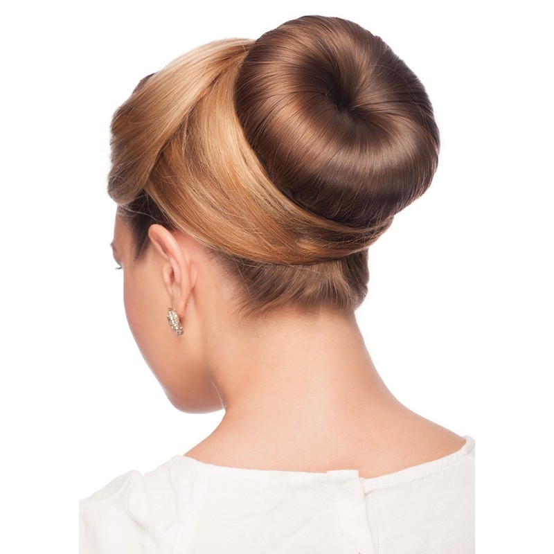 Beaute Galleria Hair Donut Bun Maker Ring Style Mesh Chignon
