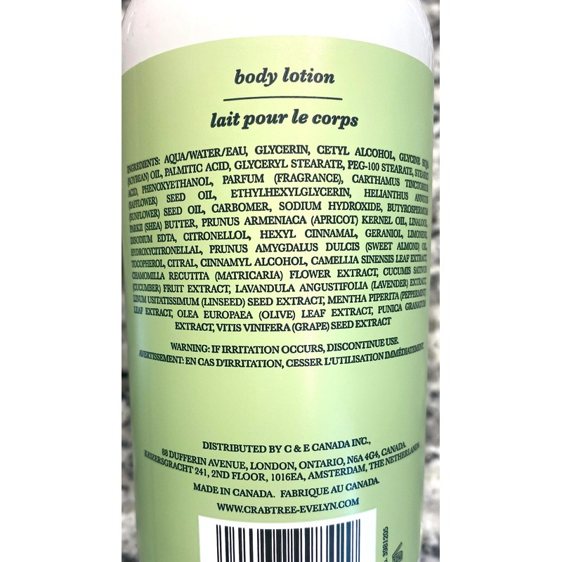 Crabtree & Evelyn Lily Body Lotion 16.9 oz