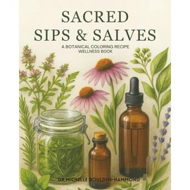 Sacred Sips & Salve: A Botanical Coloring Recipe Wellness Book