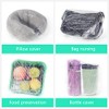 Disposable Shower Caps 100 Pcs Bath Clear Waterproof Plastic Wraps