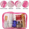 Tbestmax 20 Pack Clear Cosmetic Bags Makeup Bags Portable Waterproof
