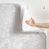 Rainha Cushioned Dorm Headboard - Velvet Crush - Ice White