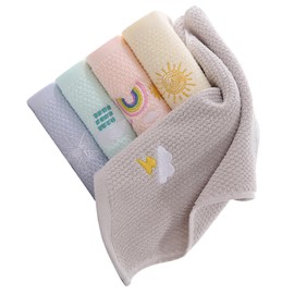 IWOWHERO 5 Pcs Cotton Cotton Absorbent Towel Towel for Children Cotton Towels Washcloths
