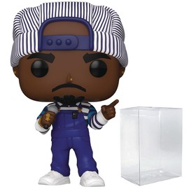 POP Rocks: Tupac Shakur - Thug Life Funko Vinyl Figure (Bundled with Compatible Box Protector Case), Multicolored, 3.75 inches