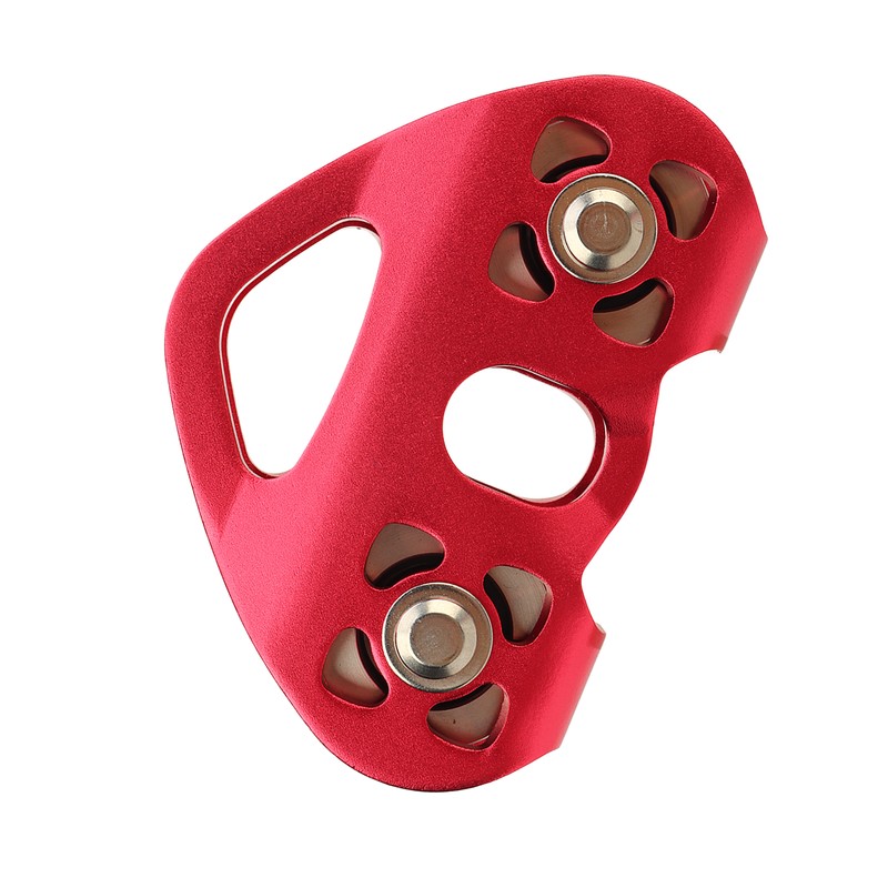 Mountaineering Climbing Double Axle Double Zip Line Trolley Steel Rope