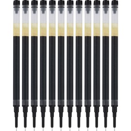 PILOT Pen Precise V7 RT Liquid Rollerball Ink Refill for Retractable Pens, Fine Point, 0.7mm, Black Ink, 12-Pack - Ideal for School, Journaling & Office Writing