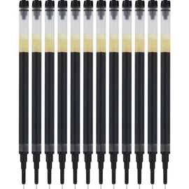 PILOT Pen Precise V7 RT Liquid Rollerball Ink Refill for Retractable Pens, Fine Point, 0.7mm, Black Ink, 12-Pack - Ideal for School, Journaling & Office Writing