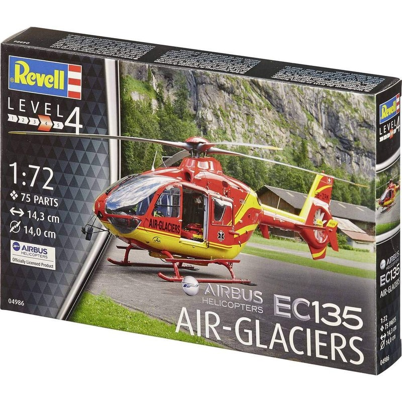 Revell 64986 EC135 AIR-GLACIERS Model Set