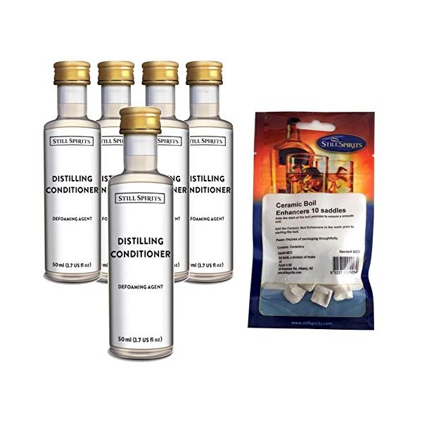 Still Spirits Maintenance Pack - Includes 5 Bottles of Conditioner and One Set of Ceramic Boil Enhancers
