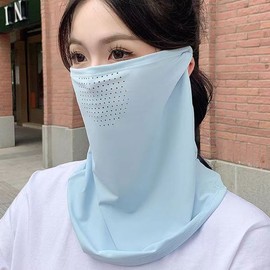 UV Protection Face Mask with Ear Coverage for Golf, Cycling, Running 157053 Mask/Gray 50ea