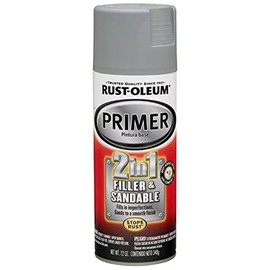 Rust-Oleum 12 oz Brands 260510 Gray 2 in 1 Automotive Primer, Filler and Sandable