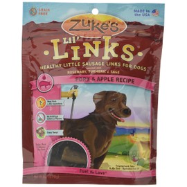Zuke's Lil Links Dog Treats Pork & Apple Recipe - 6 oz