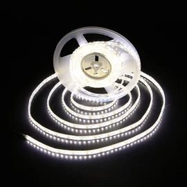 Winder LED Tape, White Base, 16.4 ft (5 m), 600 SMD Front-Lighting, 12 V, Waterproof, Original White (White Base)
