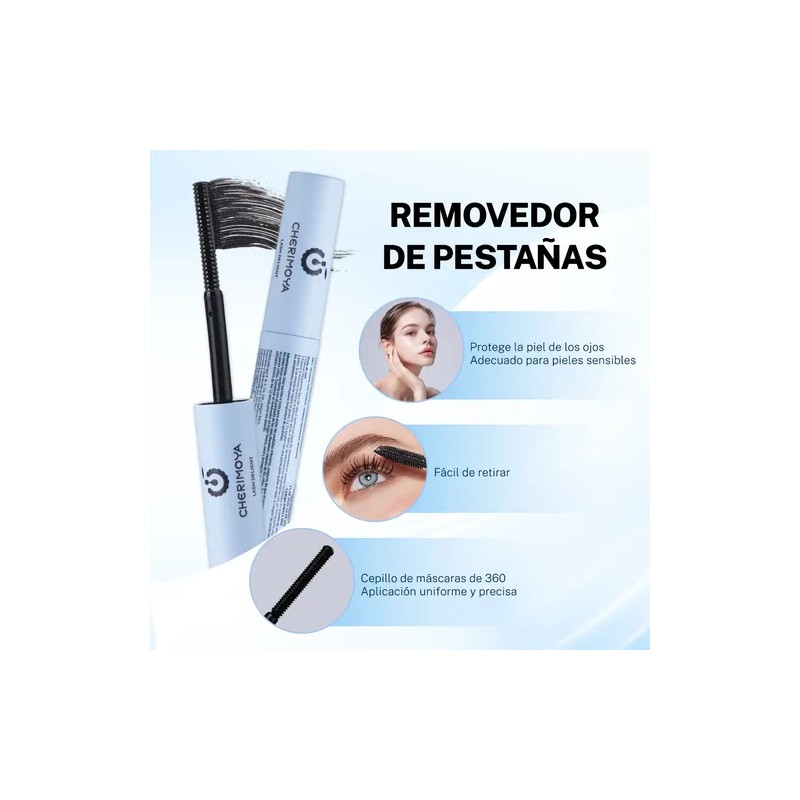 Maquillaje Extensión Kit De Pestañas Diy Naturales Cherimoya