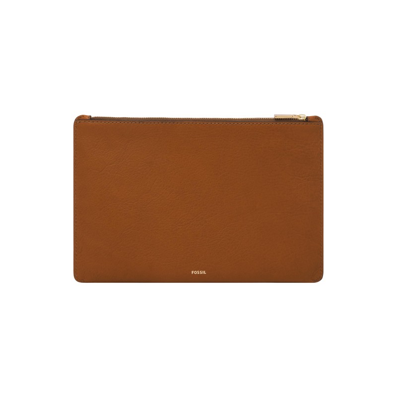 Fossil Women's Gift Pouch, Saddle.