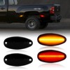 Gempro LED Dually Fender Side Marker Lights for 2001-2014 Chevy