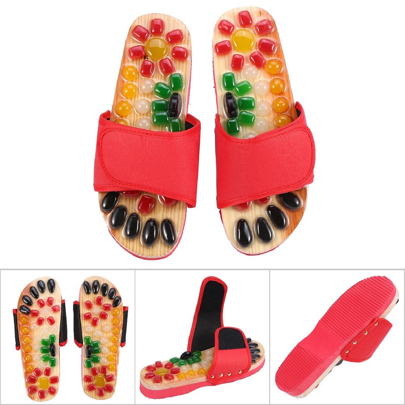 Massage Slippers Health Care Blood Activating Foot Relaxation Massager Shoes