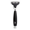 MÜHLE S21M336M3 VIVO, Black 3-piece Black Fibre / Mach3 Shaving