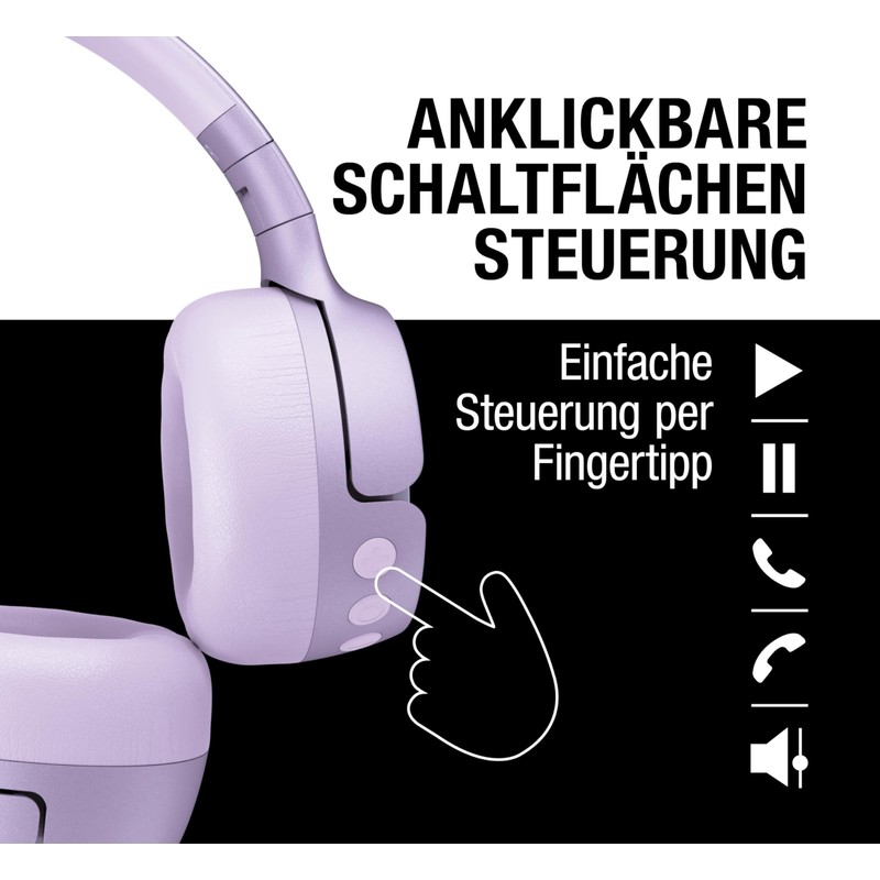 Fresh 'n Rebel Code Fuse Bluetooth Headphones On-Ear Wireless 30