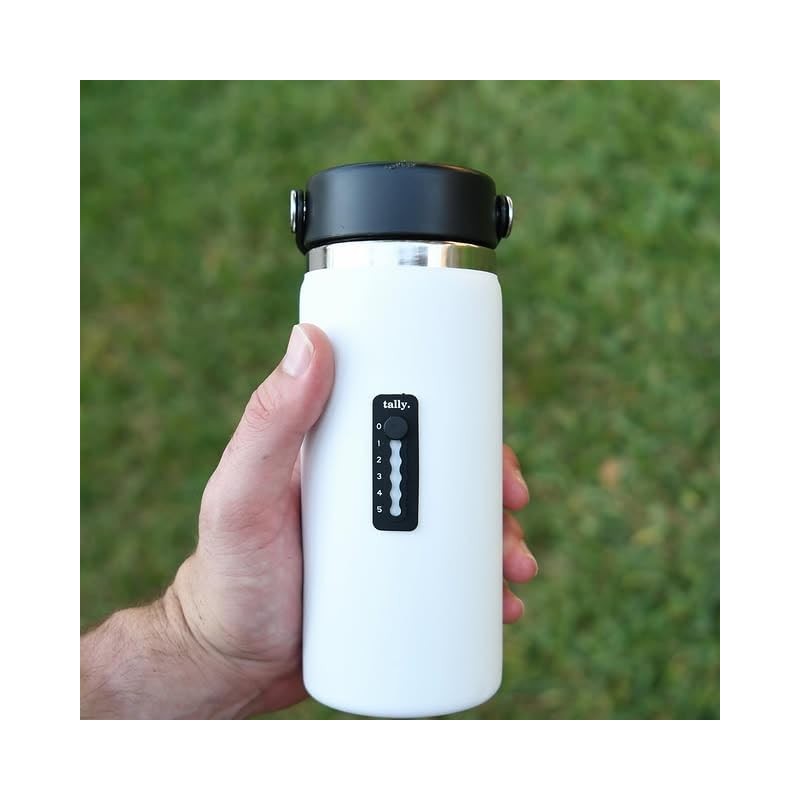 Tally Silicone Hydration Tracker (Adhesive Tracking Accessory adheres to Any