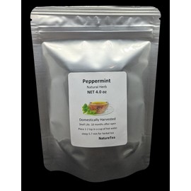 Nature Tea Peppermint - 2 oz - Dried Mentha piperita Loose Leaf Domestically Harvested