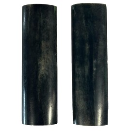 Malayan Products Camel Bone Knife Scales Many Options, Handle Making Premium Blanks 5 inch, dyed Unique Custom Crafting Natural Material (Black)