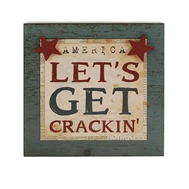 Blossom Bucket Let's Get Crackin' Wall Sign