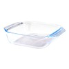 Pyrex Irresistable Borosilicate Glass Square Roaster 29cm x 23cm Transparent