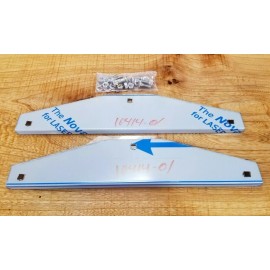 roadworks 14" stainless steel mudflap weights pair weight with hardware universal 10414