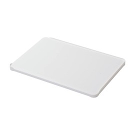 Pearl Metal CC-1584 Antibacterial Cutting Board with Guard, Size M, Made in Japan, Dishwasher Safe, Chlorine Bleach, White, Soft and Light