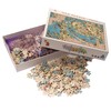 Puzzles for Adults 1000 Pieces Michigan Wooden Map Jigsaw Puzzle