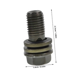 Mikinona Motorcycle Accessories Metal Banjo Bolt Washer Sealing Washers for Brake Pump Gasket Fit