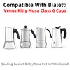 [UPGRADED] Sealing Gasket for Bialetti New Venus Induction 6 Cups
