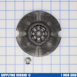 Supplying Demand WH03X32218 WH49X25378 Clothes Washer 1/3 HP Motor Pulley And Nut Replacement