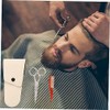 Gatuida 3sets Stainless Steel Beard Scissors and Comb for Grooming