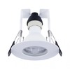 Integral Evofire 70mm cutout Fire Rated Downlight White Round +GU10