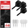 TARGET Darts K-Flex Integrated Dart Flights and Shafts, Intermediate Stem