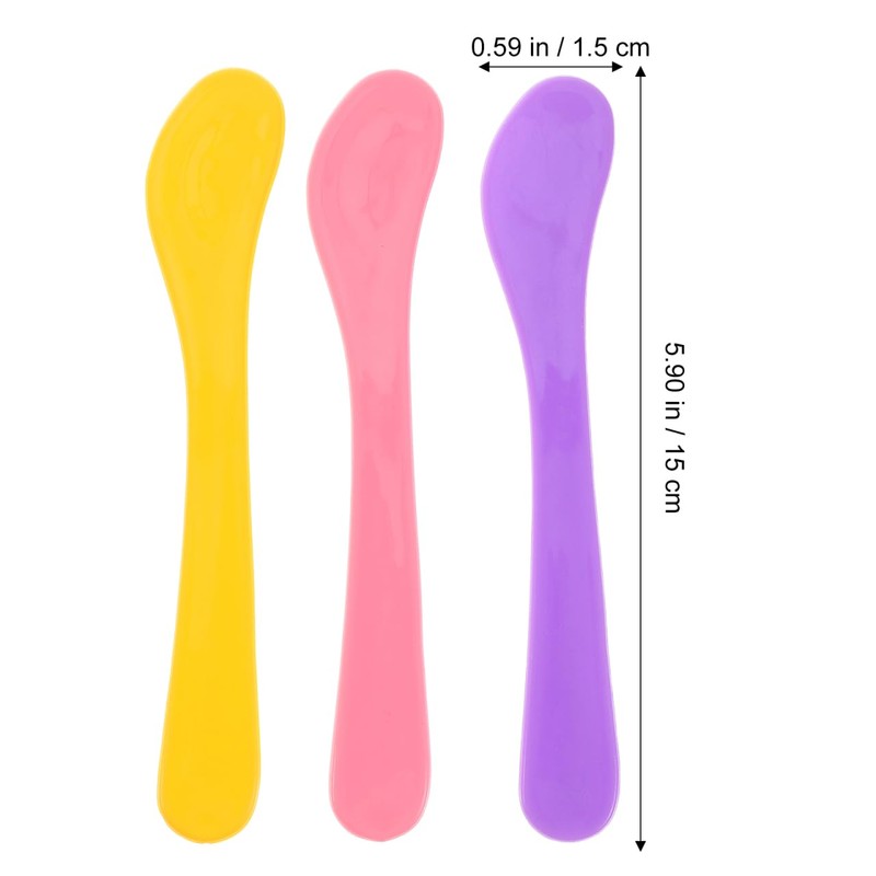 UKCOCO 10pcs Skin Care Spatula Lip Scrub Brush Facial Mask