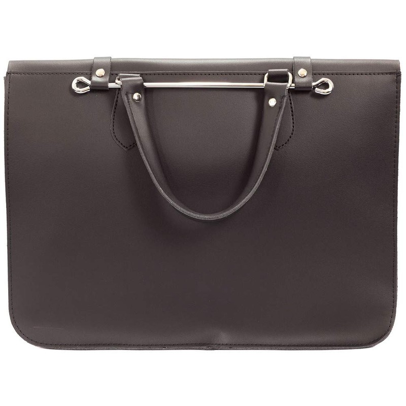 Montford MFC1BK Leather Music Carry Case - Black