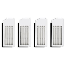 (4 Pack) N20 Plus Replacement HEPA Filters Compatible With ECOVACS DEEBOT N20 Plus/ N20 Pro Plus/ X1 Omni/ T10/ T10 Plus/ T10 Turbo/ T10 Omni Robot Vacuum Cleaner, Filters Accessories Kit, Filter Kit