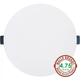 Wallo APR-0501 Round Access Panel, 4.75-Inch Speaker Hole Cover