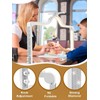 Kalolary Half Moon Light for Nail Desk, Foldable Arch Light