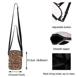 Singer’s Merch Long Live All The Magic We Made Crossbody Bag Singer ERAS Piano Flower Gift Singer Inspirational Gifts (Flower Magic Mini CA)