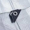 Clear & reinforced waterproof mono tarpaulin/camping ground/Fly sheet tarp,garden cover